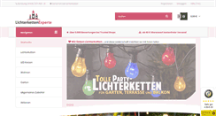 Desktop Screenshot of lichterketten-experte.de